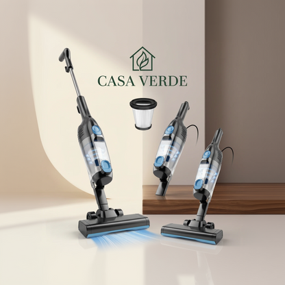 Stick Vacuum Cleaner – 600W, 15kPa, Lightweight & Bagless
