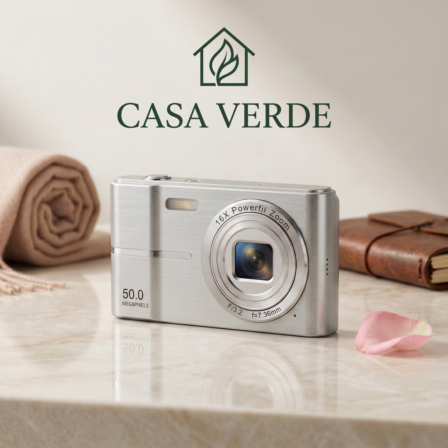 FHD 1080P Digital Camera – 16X Zoom & SD Card Included