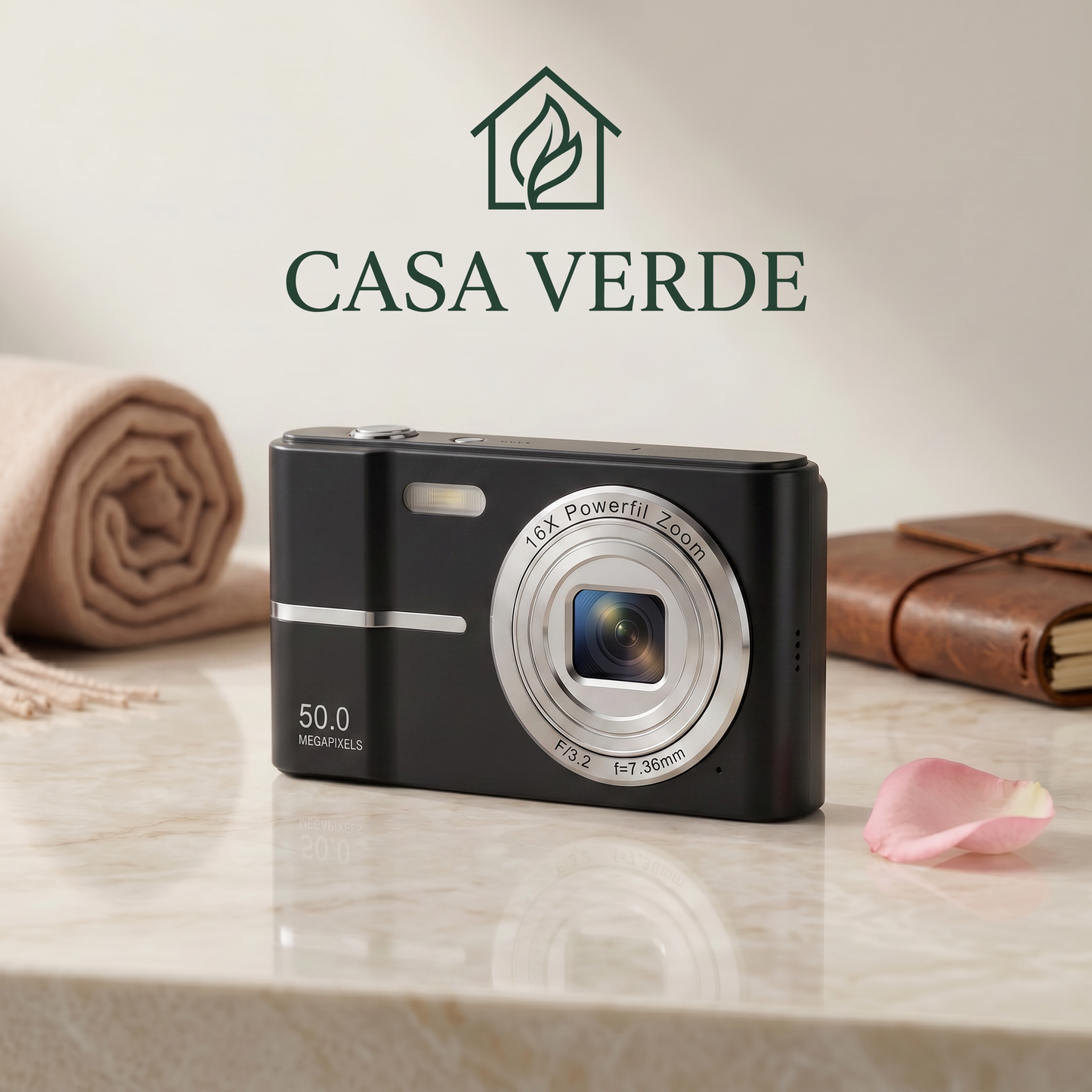 FHD 1080P Digital Camera – 16X Zoom & SD Card Included