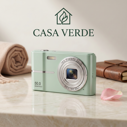 FHD 1080P Digital Camera – 16X Zoom & SD Card Included