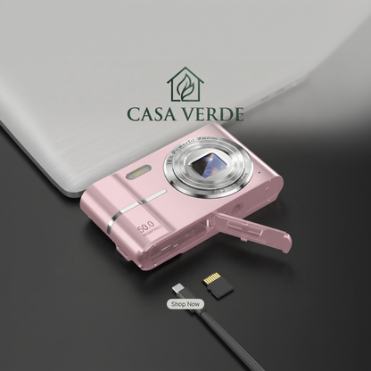FHD 1080P Digital Camera – 16X Zoom & SD Card Included