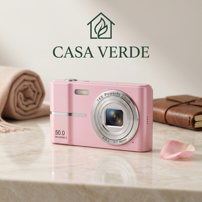 FHD 1080P Digital Camera – 16X Zoom & SD Card Included